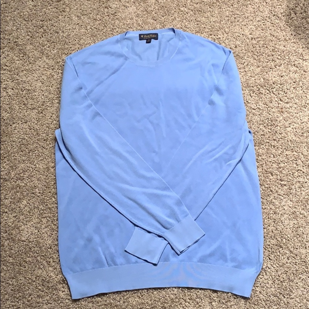 Brooks Brothers Blue Crewneck